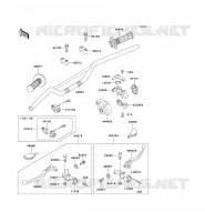 HANDLEBAR voor Kawasaki KX60 1997
