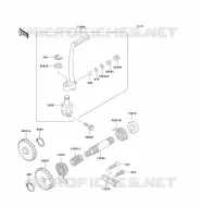 KICK STARTER voor Kawasaki KX60 1997