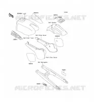 LABELS voor Kawasaki KX60 1997