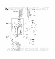 RADIATOR voor Kawasaki KX60 1997