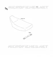 SEAT voor Kawasaki KX60 1997
