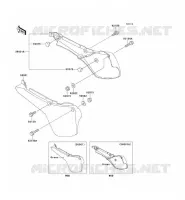 SIDE COWLING voor Kawasaki KX60 1997