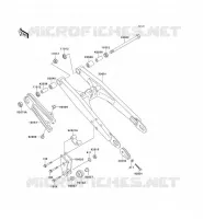 SWINGARM voor Kawasaki KX60 1997