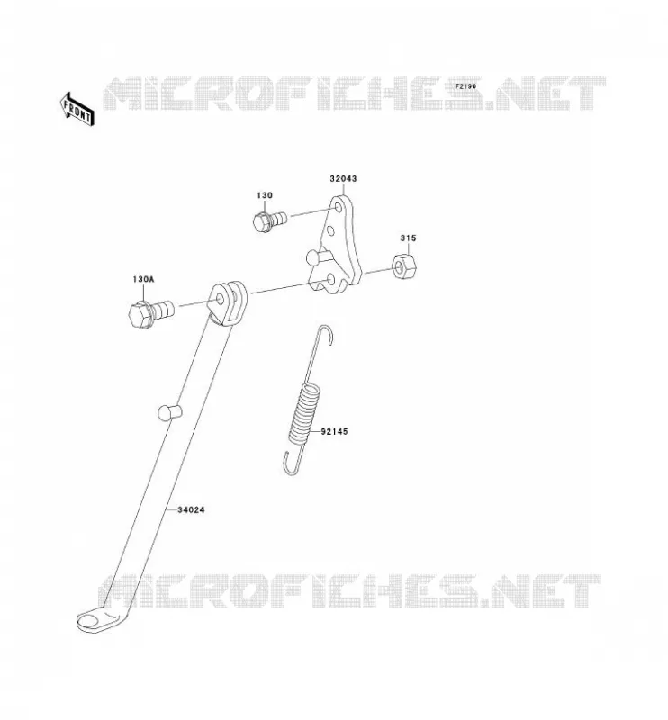 STAND Kawasaki TOUT-TERRAIN 60 2004 KX60  KX60-B20