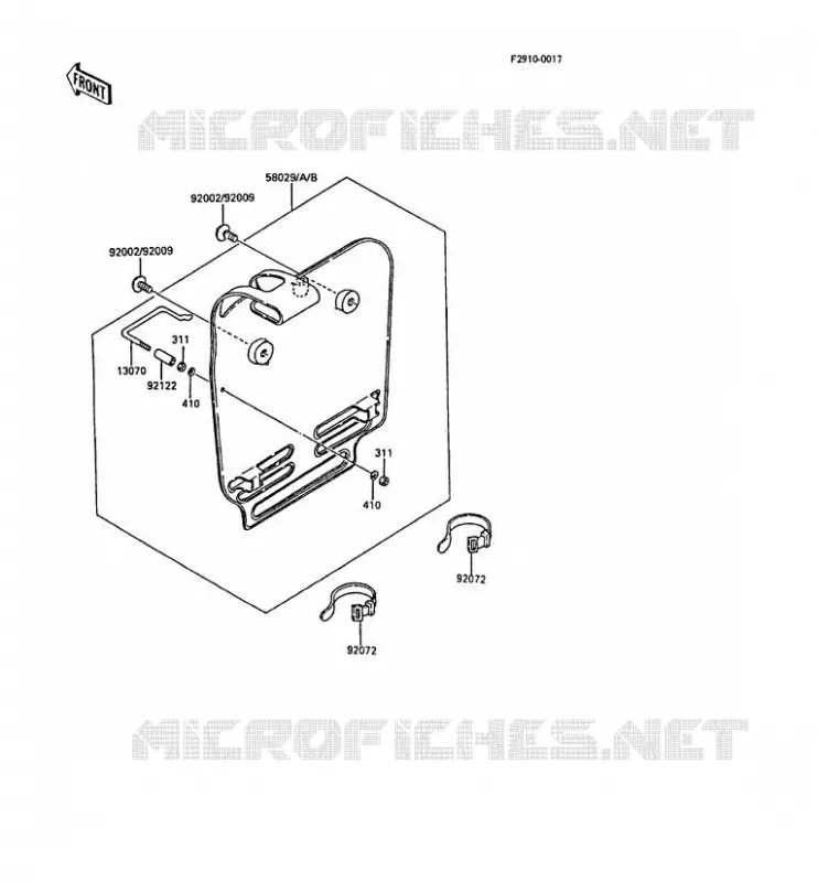 ACCESSORY Kawasaki TOUT-TERRAIN 60 1987 KX60  KX60-B3