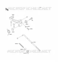 BRAKE PEDAL voor Kawasaki KX60 1993
