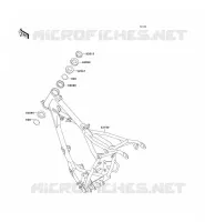 CHASSIS voor Kawasaki KX60 1993