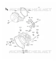 ENGINE COVERS voor Kawasaki KX60 1993