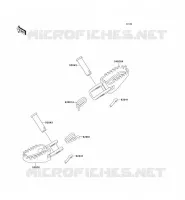 FOOTREST voor Kawasaki KX60 1993