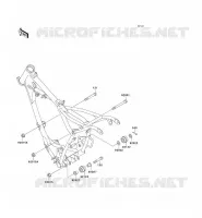 FRAME PARTS voor Kawasaki KX60 1993