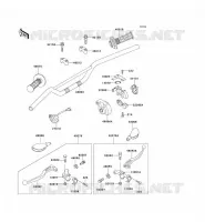 HANDLEBAR voor Kawasaki KX60 1993