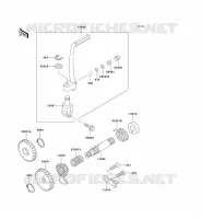KICK STARTER voor Kawasaki KX60 1993