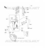 RADIATOR voor Kawasaki KX60 1993