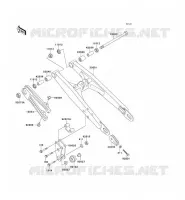SWINGARM voor Kawasaki KX60 1993