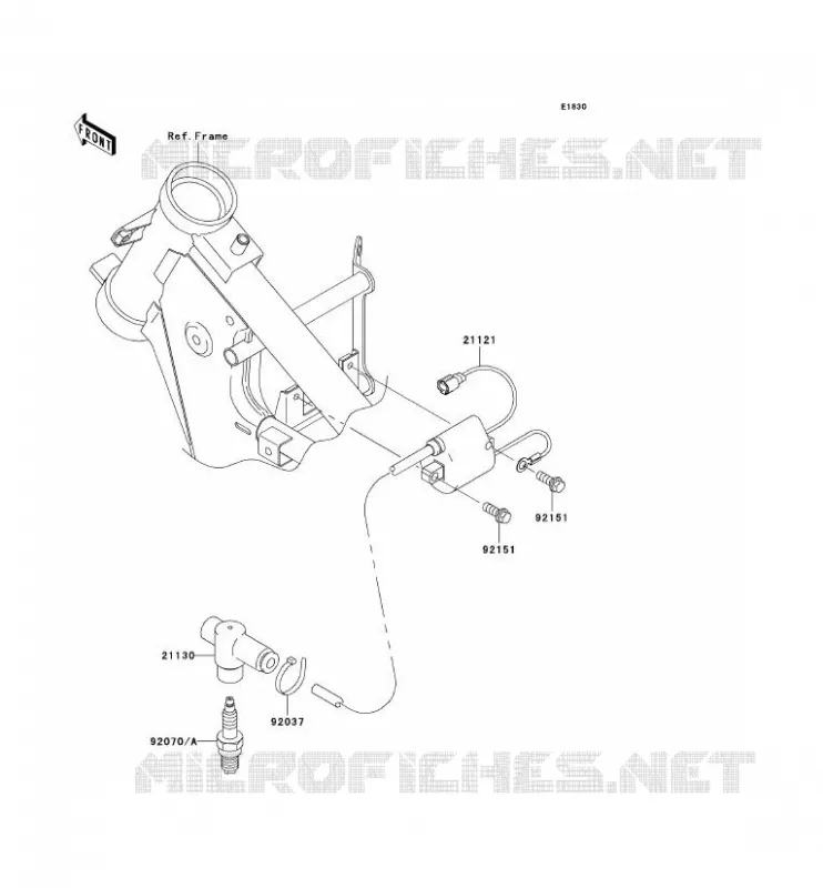 IGNITION SYSTEM Kawasaki TOUT-TERRAIN 65 2007 KX65  KX65A7F