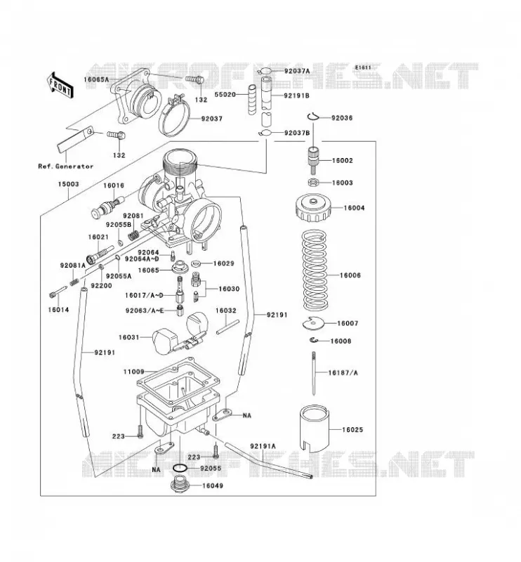 CARBURETOR Kawasaki TOUT-TERRAIN 65 2013 KX65  KX65ADF
