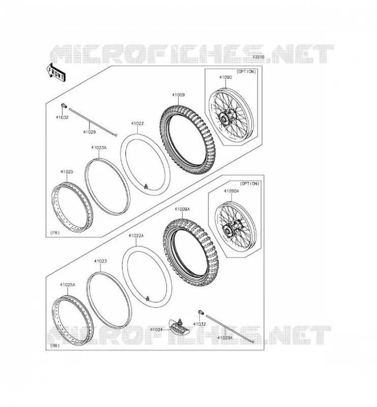 TIRES Kawasaki TOUT-TERRAIN 65 2016 KX65  KX65AGF