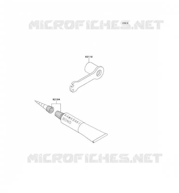 TOOL Kawasaki TOUT-TERRAIN 80 1991 KX80  KX80-R1