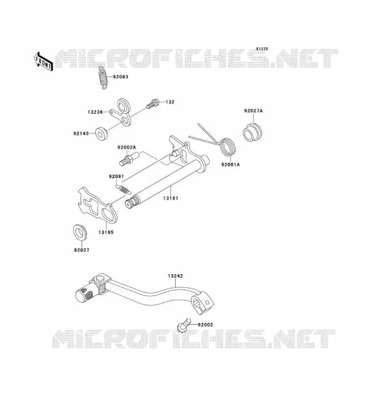 SHIFT Kawasaki TOUT-TERRAIN 80 1993 KX80  KX80-R3