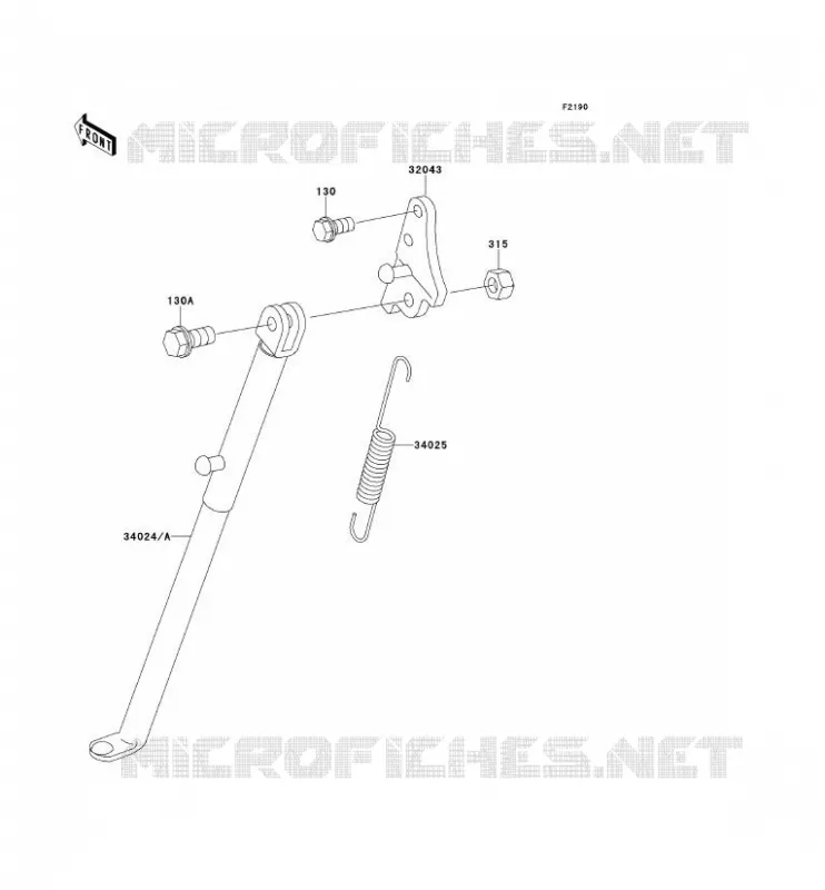 STAND Kawasaki TOUT-TERRAIN 80 1994 KX125  KX80-R4