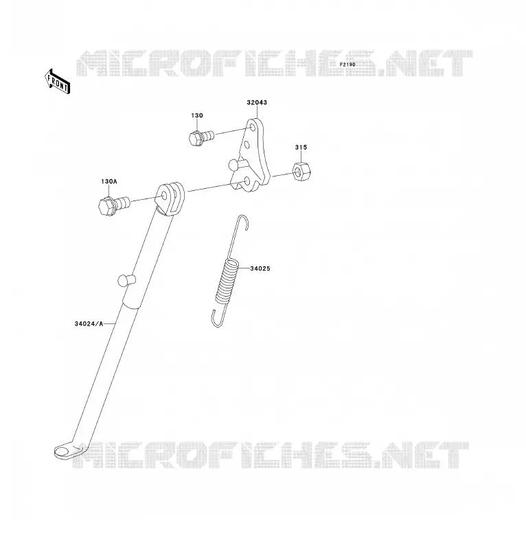 STAND Kawasaki TOUT-TERRAIN 80 1996 KX80  KX80-S6