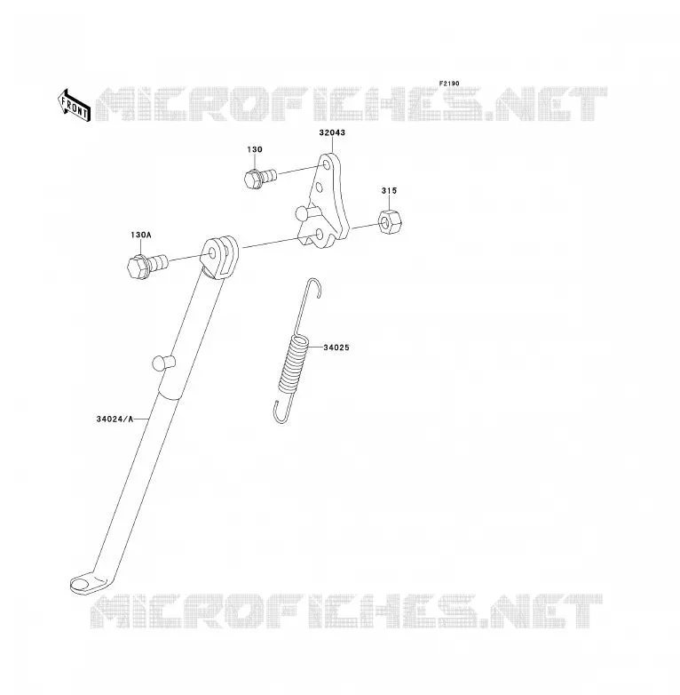 STAND Kawasaki TOUT-TERRAIN 80 1994 KX80  KX80-T4