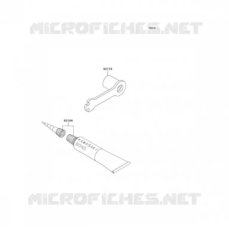 TOOL Kawasaki TOUT-TERRAIN 80 1995 KX80  KX80-V5