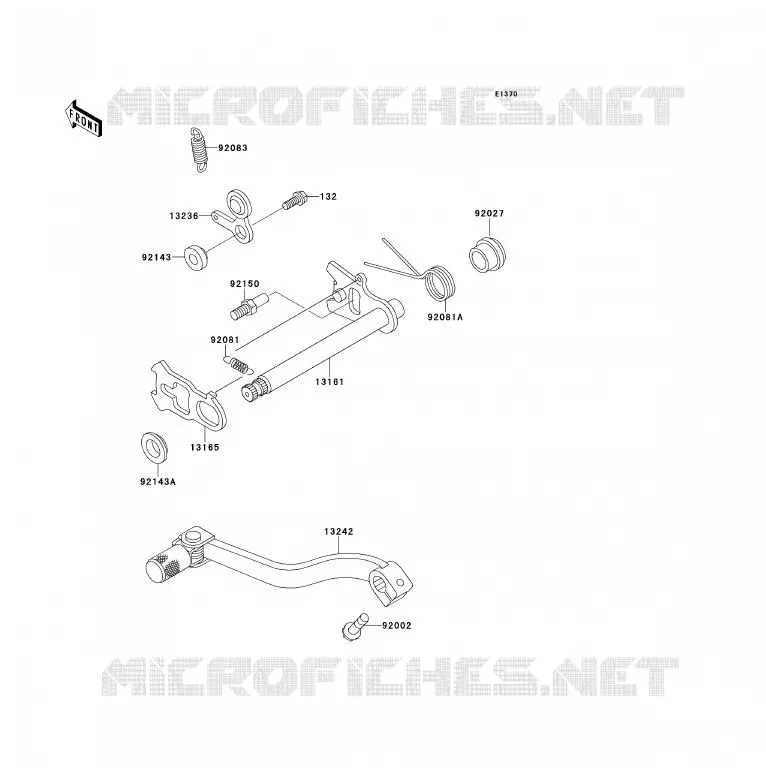 SHIFT Kawasaki TOUT-TERRAIN 80 2000 KX80  KX80-W3
