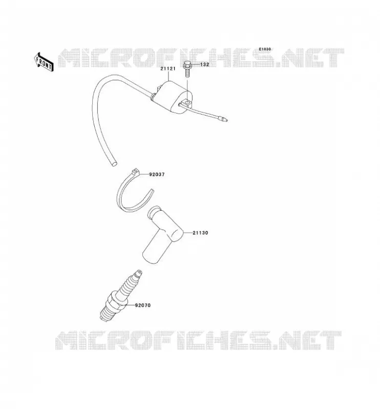 IGNITION SYSTEM Kawasaki TOUT-TERRAIN 80 1998 KX80  KX80-Y1