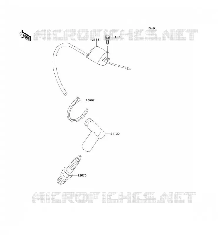 IGNITION SYSTEM Kawasaki TOUT-TERRAIN 80 2000 KX80  KX80-Y3