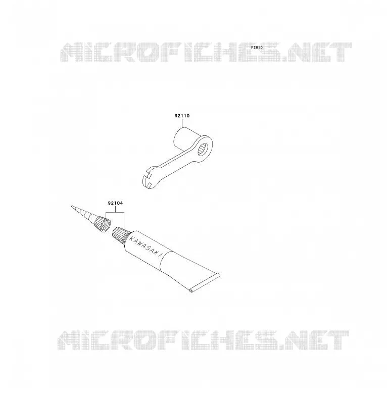 TOOL Kawasaki TOUT-TERRAIN 85 2003 KX85 - KX85 II  KX85-A3