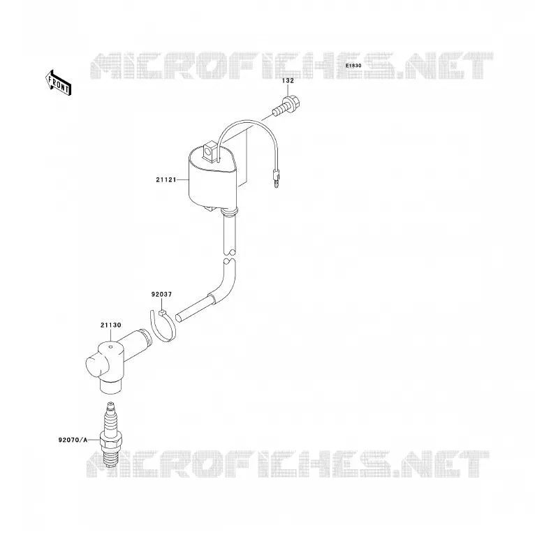 IGNITION SYSTEM Kawasaki TOUT-TERRAIN 85 2004 KX85 - KX85 II  KX85-A4