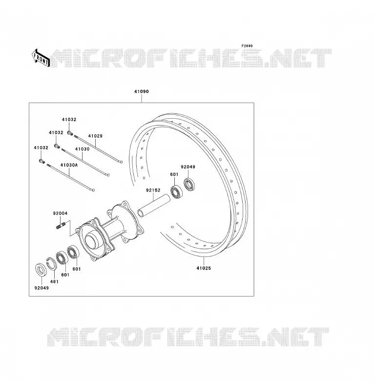 OPTION PARTS Kawasaki TOUT-TERRAIN 85 2006 KX85 - KX85 II  KX85A6F