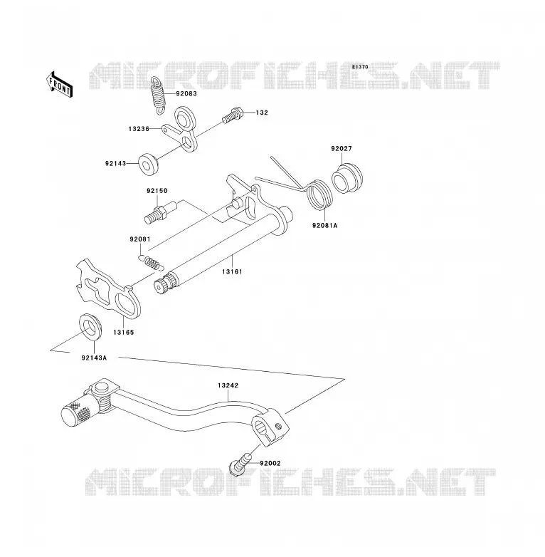 SHIFT Kawasaki TOUT-TERRAIN 85 2006 KX85  KX85A6F