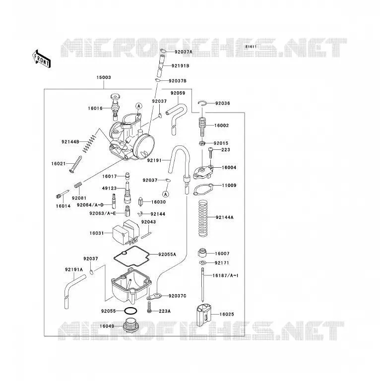CARBURETOR Kawasaki TOUT-TERRAIN 85 2008 KX85 - KX85 II  KX85A8F