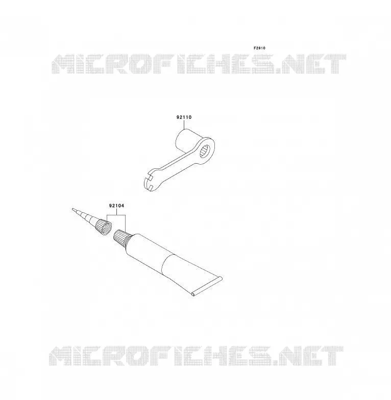 TOOL Kawasaki TOUT-TERRAIN 85 2008 KX85 - KX85 II  KX85A8F