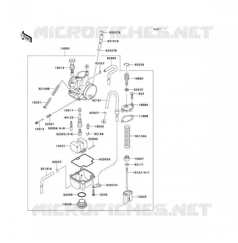 CARBURETOR Kawasaki TOUT-TERRAIN 85 2008 KX85  KX85A8F