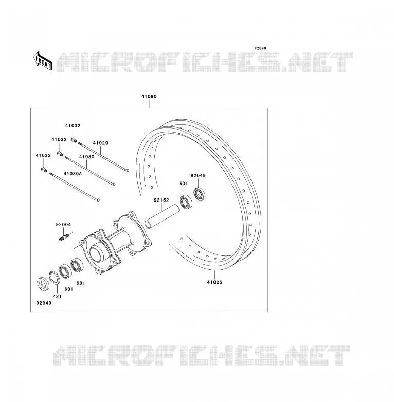 OPTION PARTS Kawasaki TOUT-TERRAIN 85 2008 KX85  KX85A8F