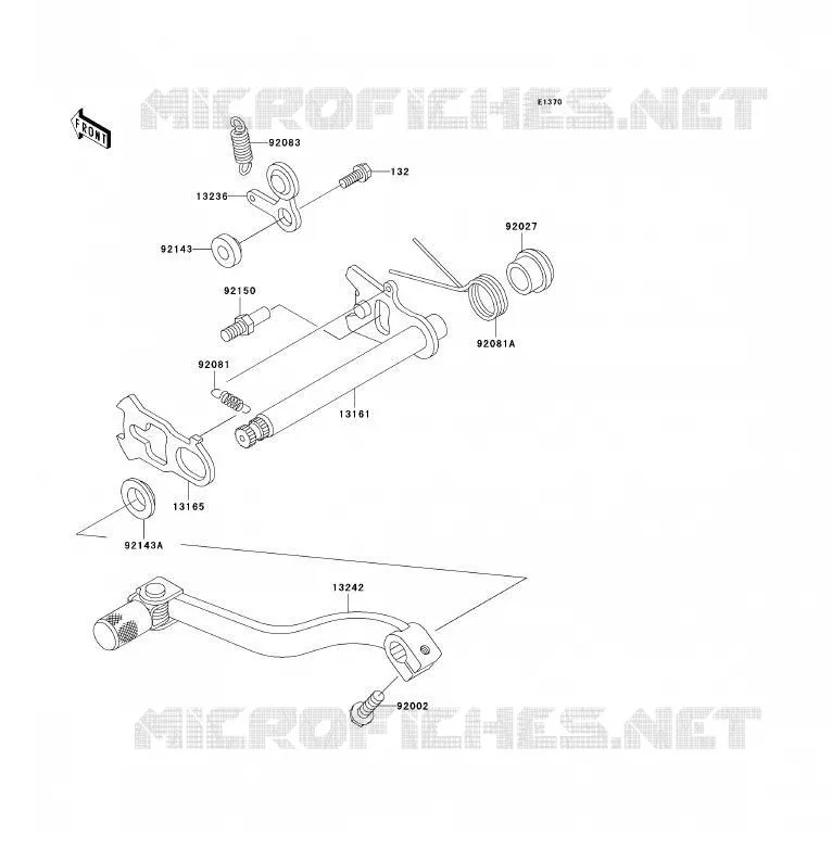 SHIFT Kawasaki TOUT-TERRAIN 85 2008 KX85  KX85A8F
