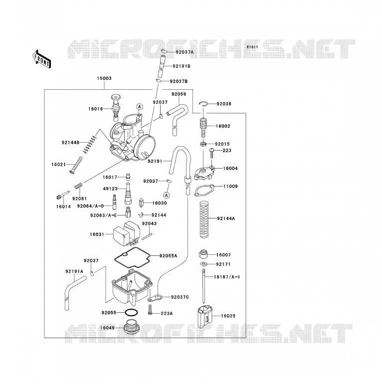 CARBURETOR Kawasaki TOUT-TERRAIN 85 2011 KX85 - KX85 II  KX85ABF