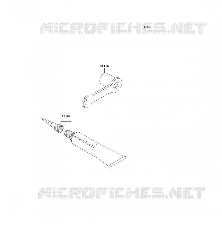 TOOL Kawasaki TOUT-TERRAIN 85 2001 KX85 - KX85 II  KX85-B1