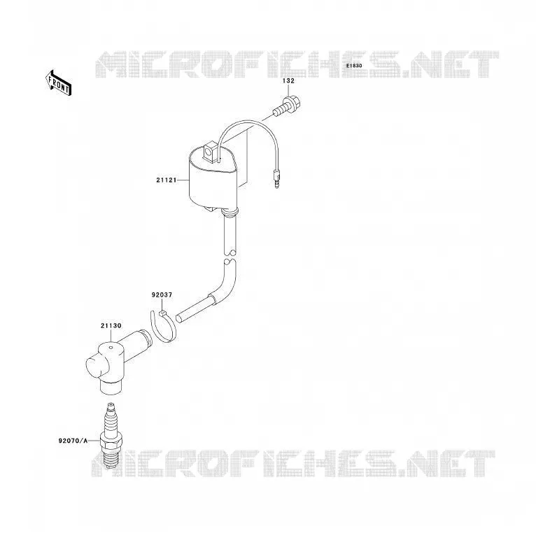 IGNITION SYSTEM Kawasaki TOUT-TERRAIN 85 2002 KX85 - KX85 II  KX85-B2