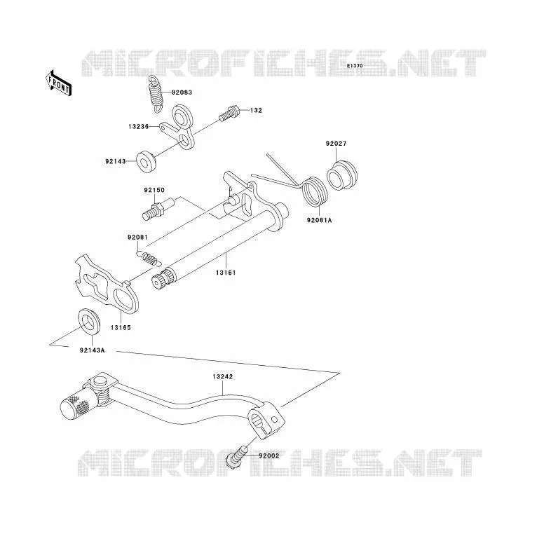 SHIFT Kawasaki TOUT-TERRAIN 85 2003 KX85 - KX85 II  KX85-B3