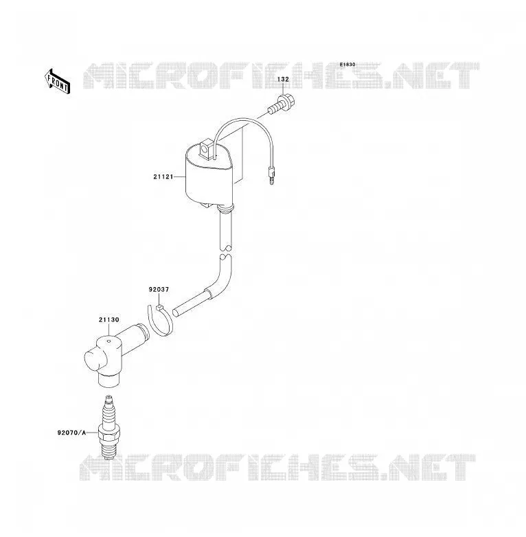 IGNITION SYSTEM Kawasaki TOUT-TERRAIN 85 2005 KX85 - KX85 II  KX85-B5