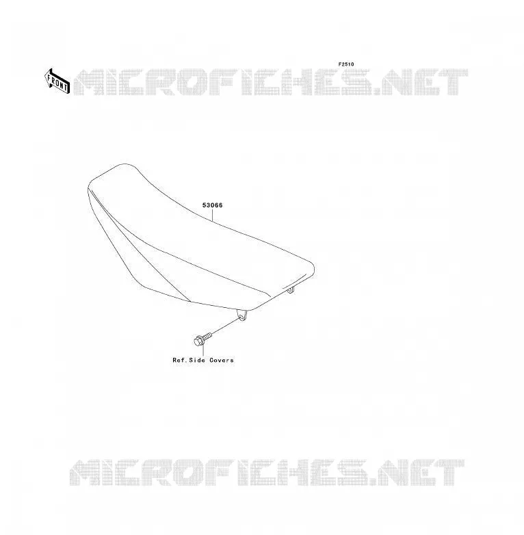 SEAT Kawasaki TOUT-TERRAIN 85 2007 KX85 - KX85 II  KX85B7F