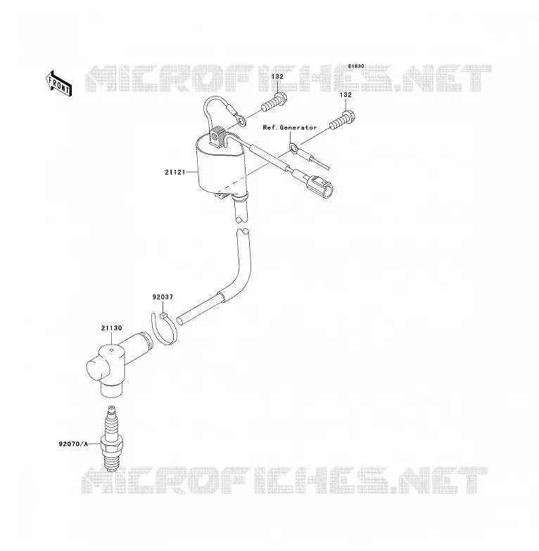 IGNITION SYSTEM Kawasaki TOUT-TERRAIN 85 2010 KX85 - KX85 II  KX85BAF