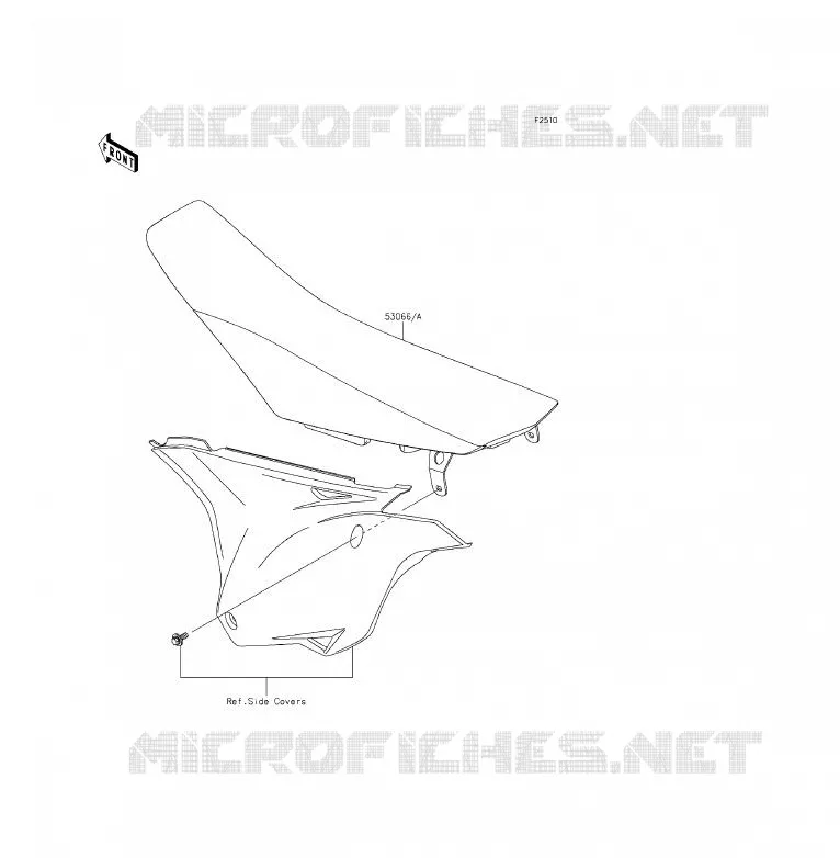 SEAT Kawasaki TOUT-TERRAIN 85 2014 KX85  KX85CEF