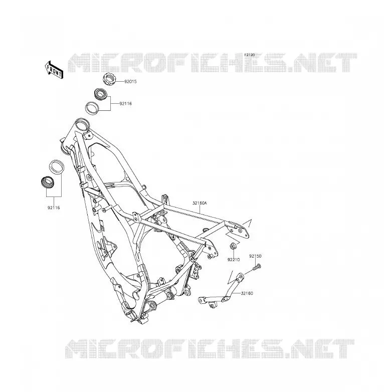 CHASSIS Kawasaki TOUT-TERRAIN 85 2016 KX85  KX85CGF