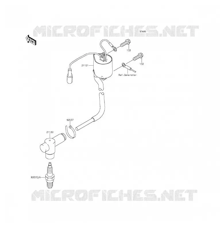 IGNITION SYSTEM Kawasaki TOUT-TERRAIN 85 2015 KX85 - KX85 II  KX85DFF