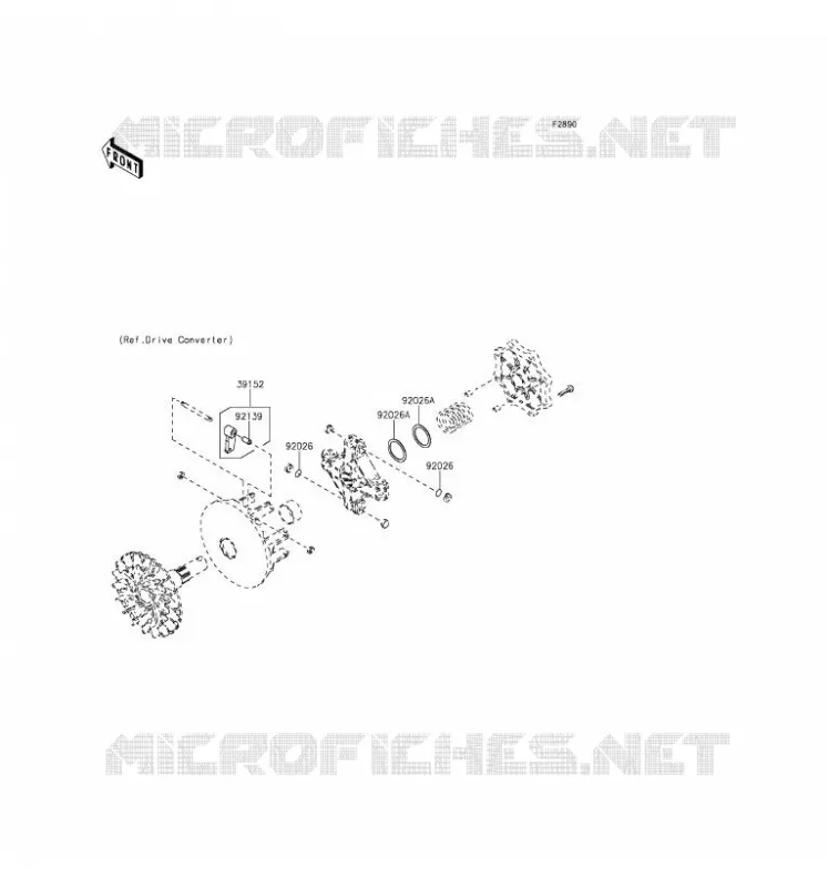 OPTION PARTS Kawasaki QUAD 750 2017 BRUTE FORCE 750 4X4I EPS  KVF750GHF